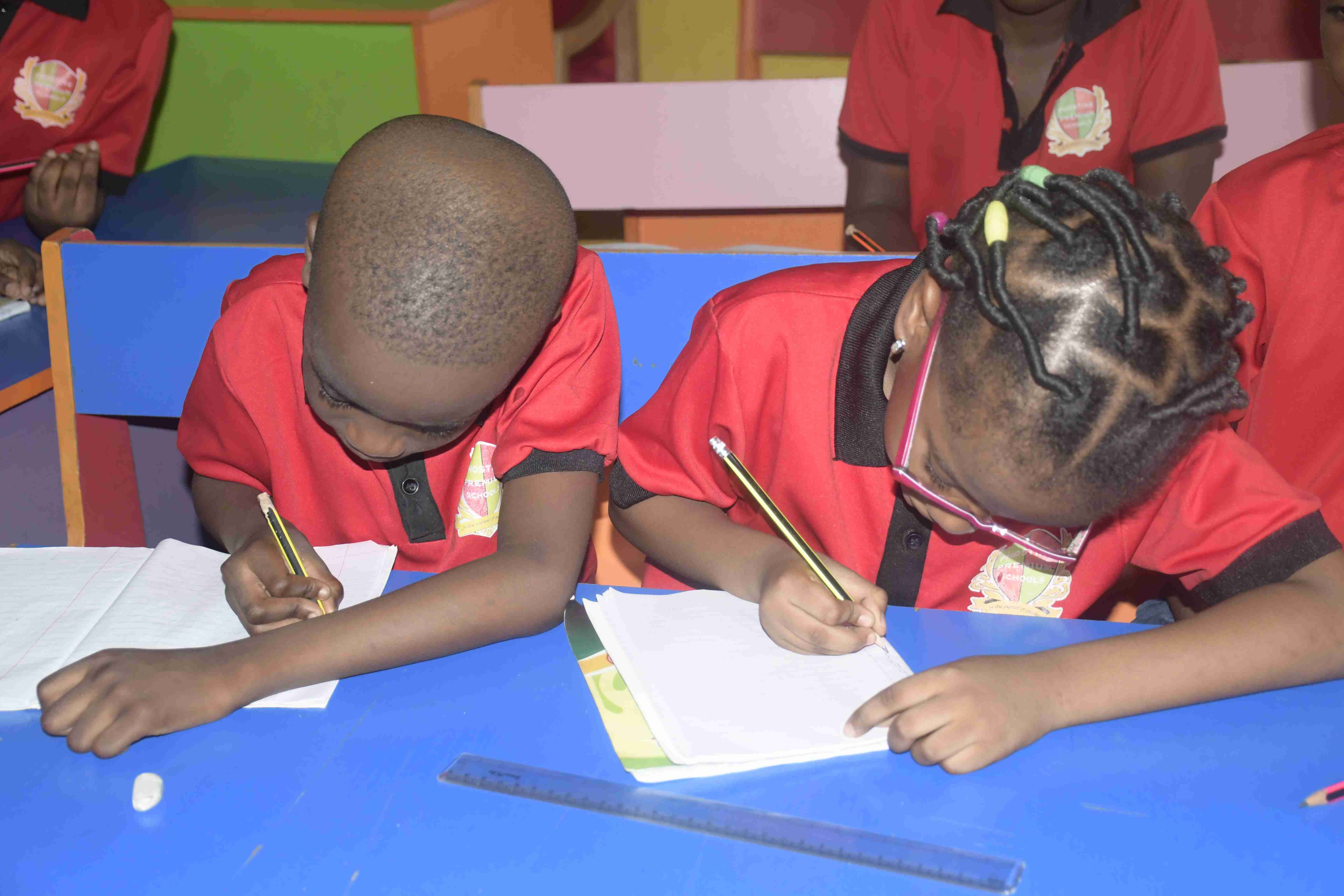 <p>Learners having class session</p>