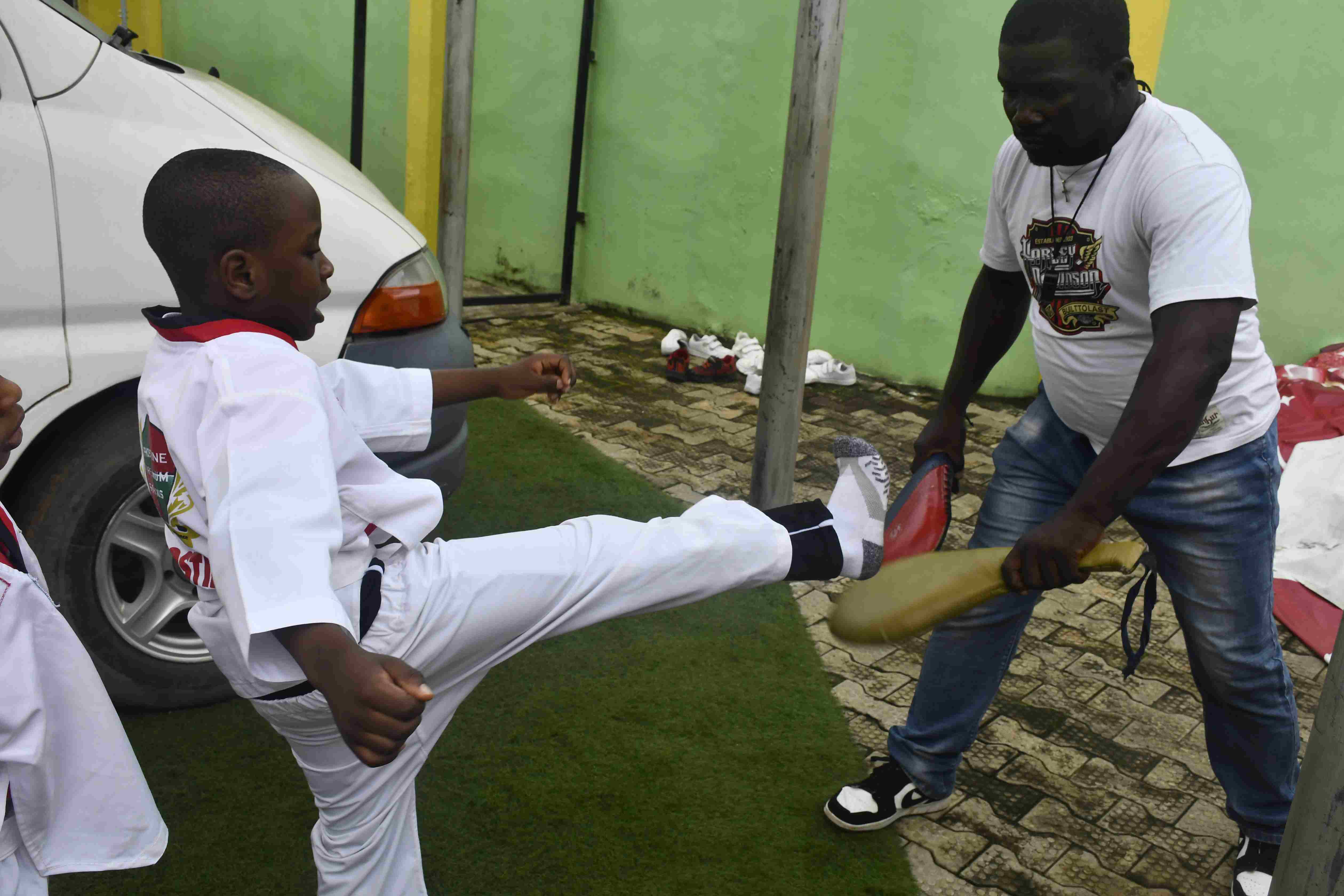 <p>Taekwondo session</p>