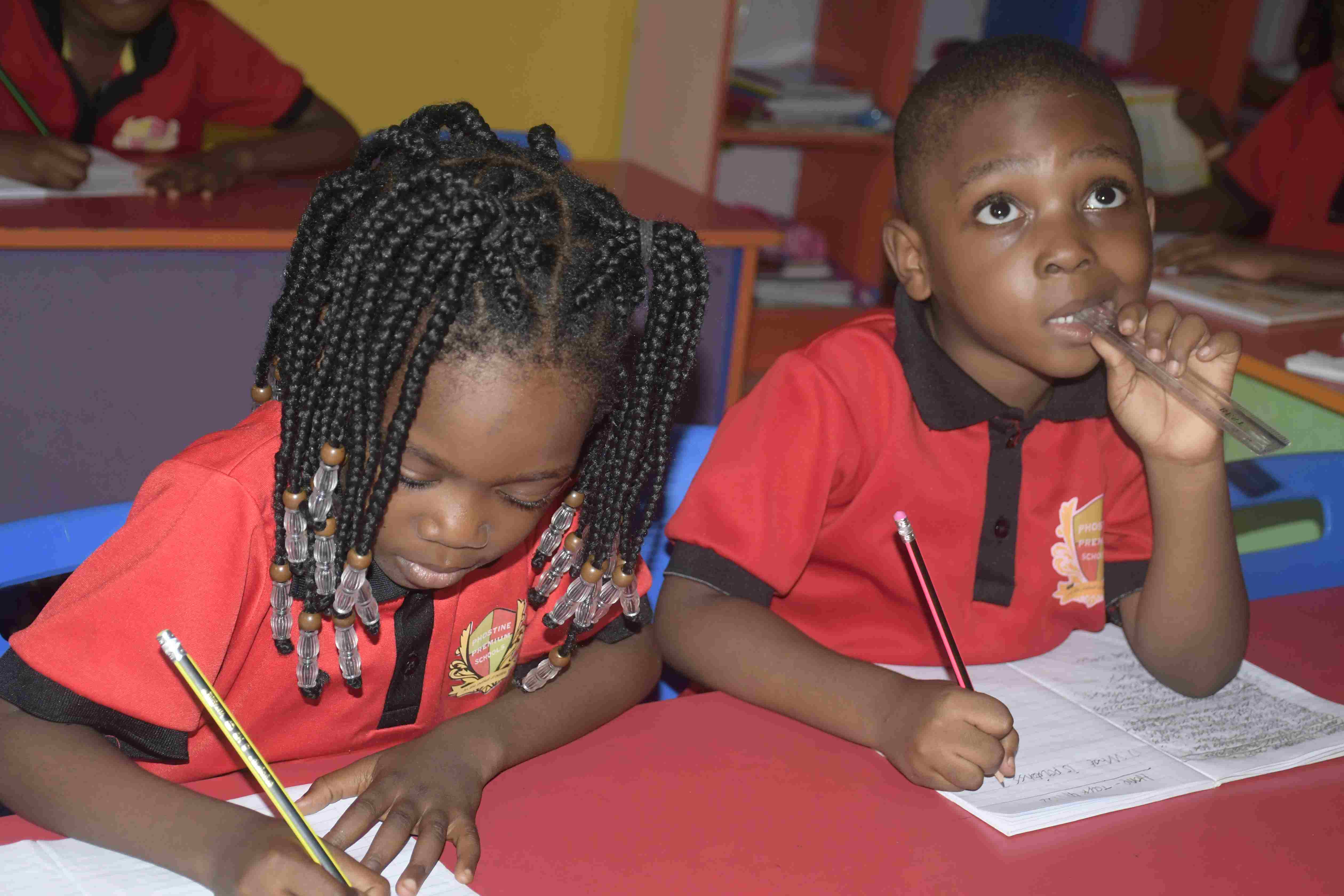 <p>Learners having class session</p>