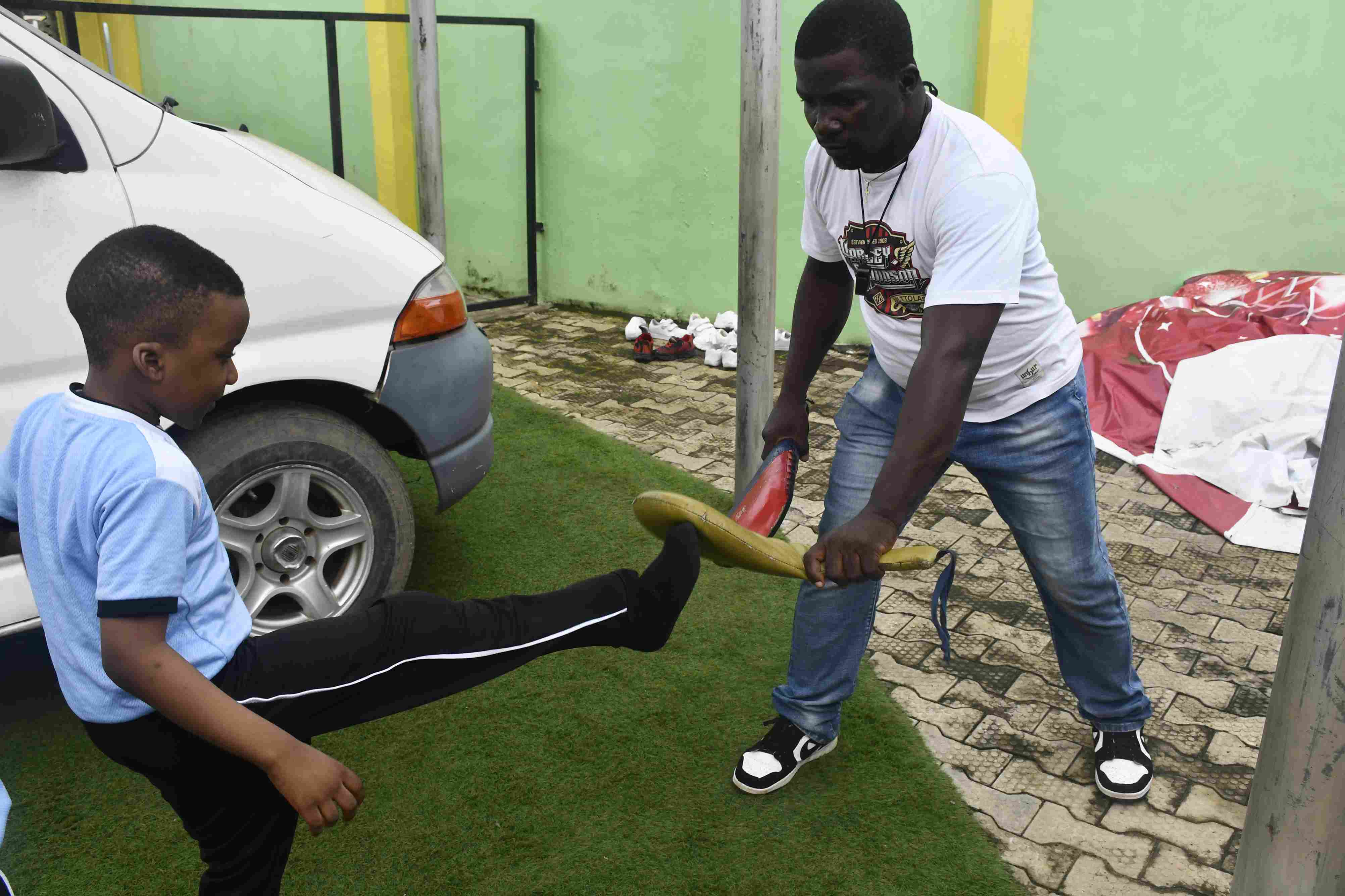 <p>Taekwondo session</p>