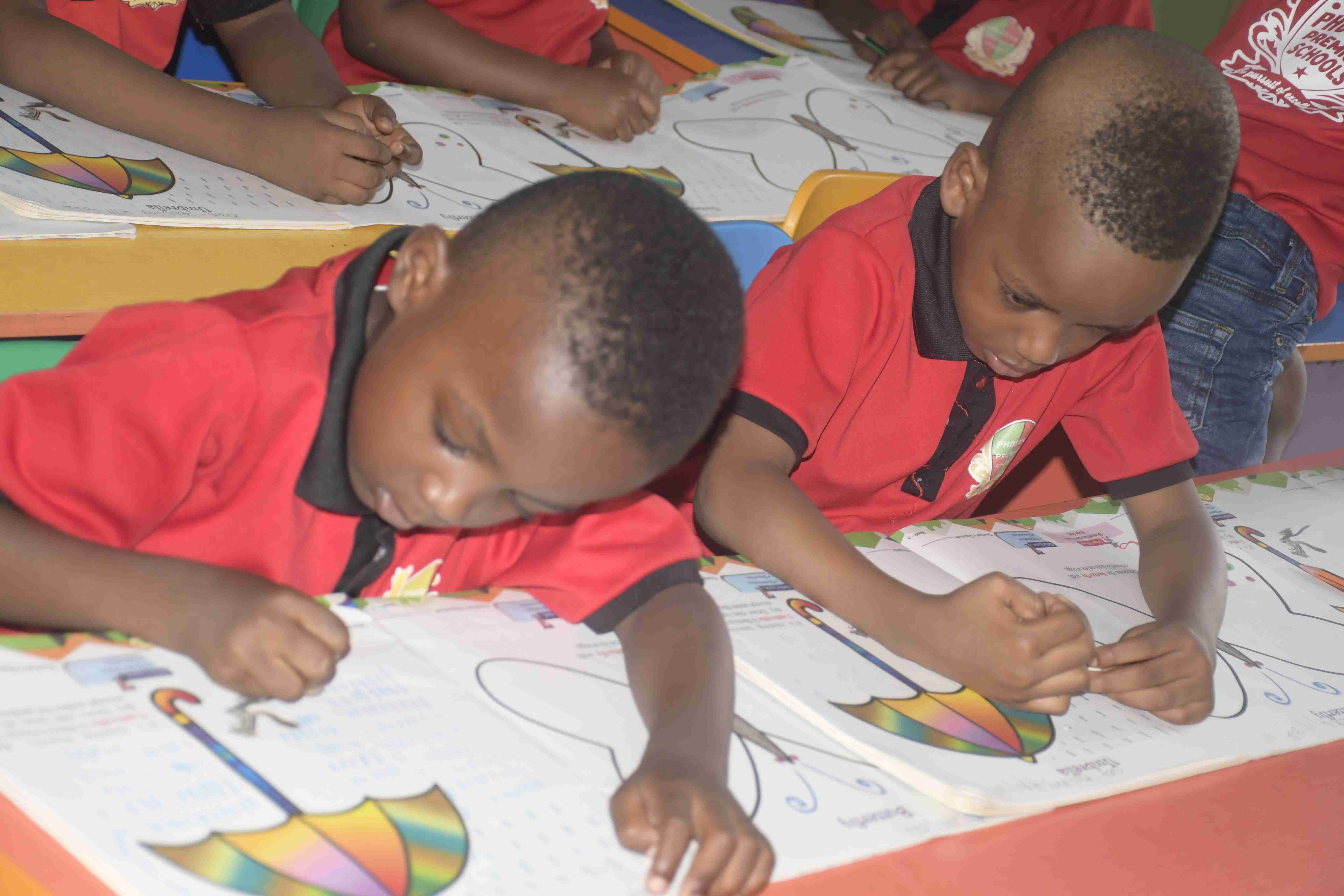 <p>Learners having class session</p>