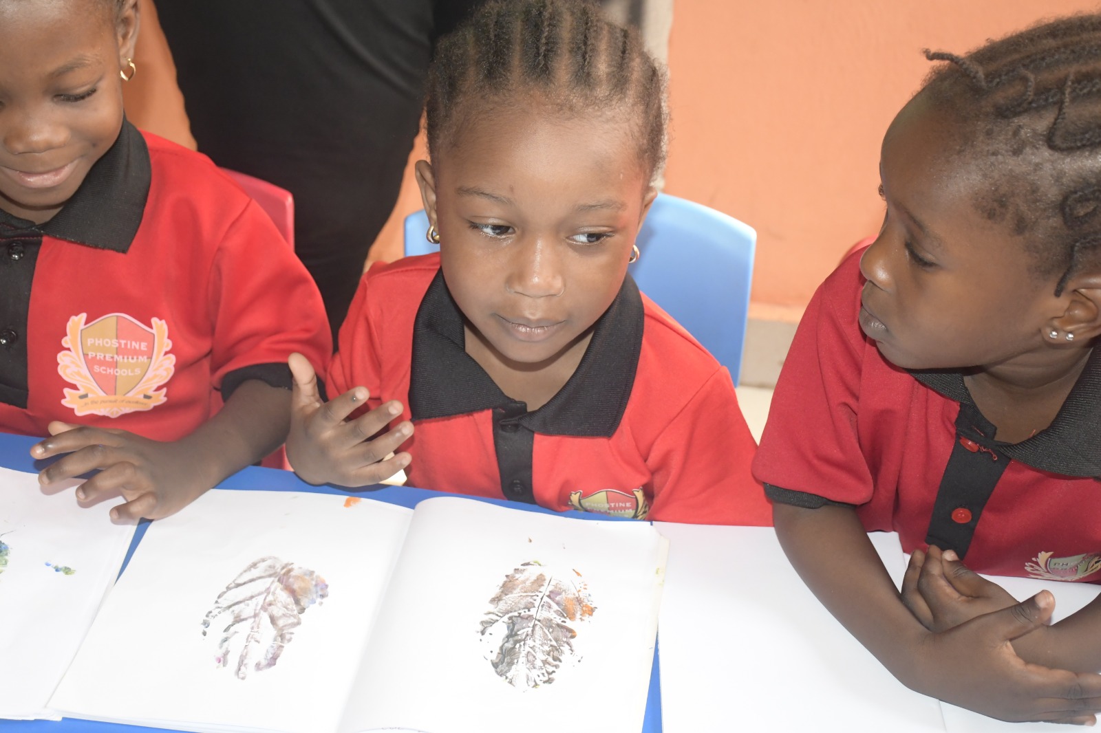 <p>LEAF PRINTING BY NURSERY ONE LEARNERS</p>